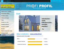 Tablet Screenshot of profiprofil.sk